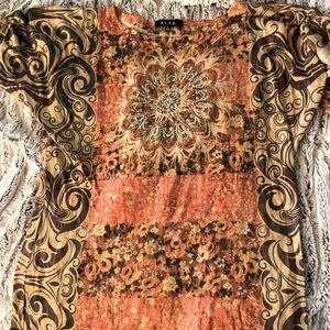 B.L.E.U. Blouse, size L